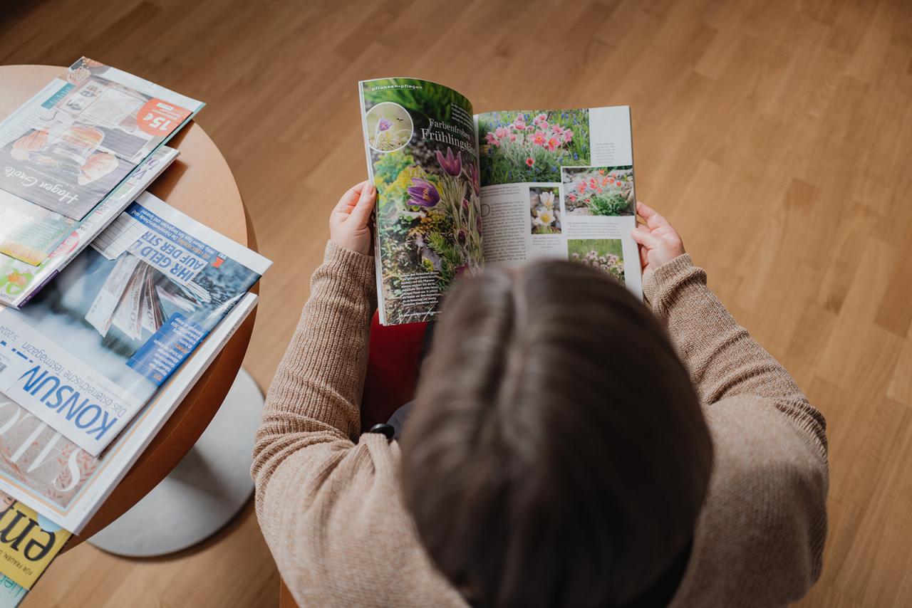 Zeitschrift lesen